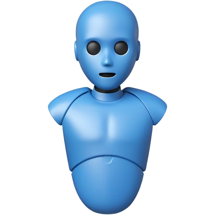 blue crash test dummy emoji