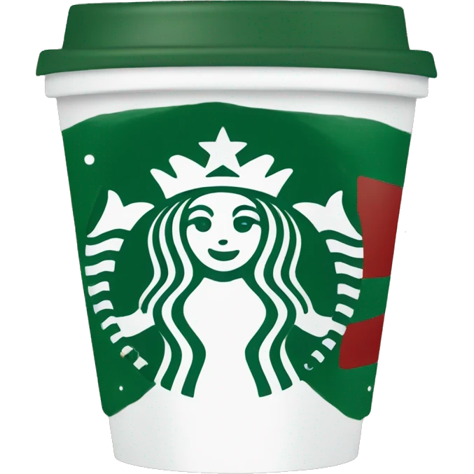 Christmas starbucks cup emoji