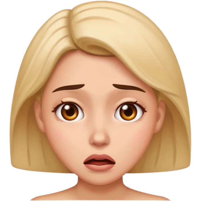 Verzweifelte frau emoji