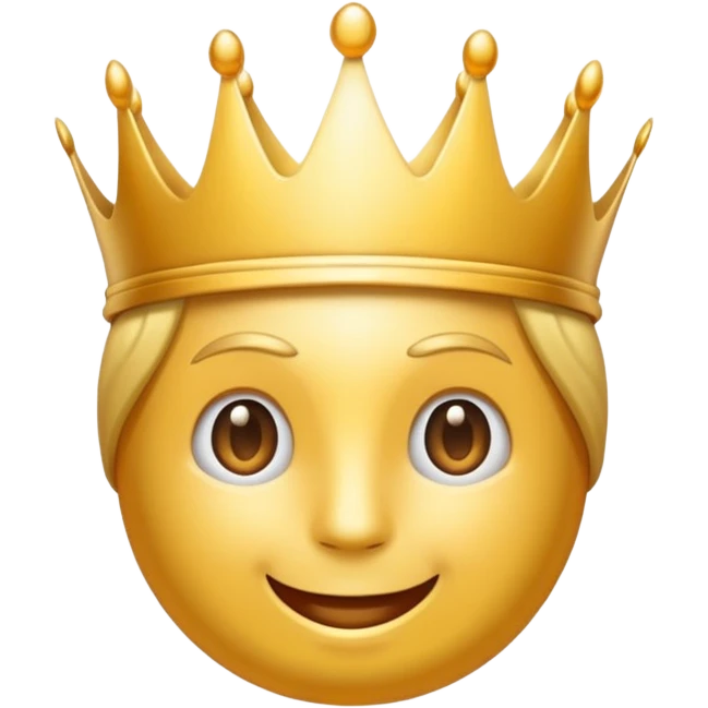 diente con una corona dorada, sin rostro emoji