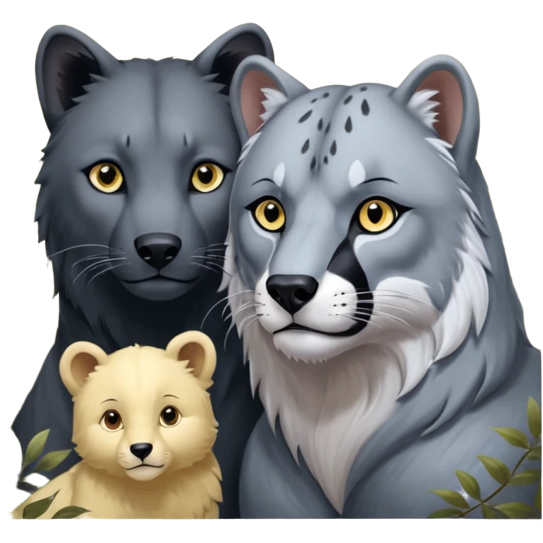 Fai un emoji per ognuno di questi personaggi del libro della giungla: Akela, Bagheera, Baloo, Kaa, fratel Bigio, Raska, Rama, Ikki, Chill e Mang emoji