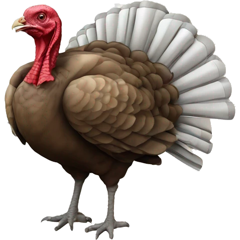 Turkey map with flag inside emoji