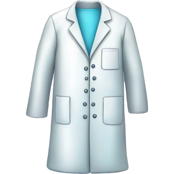 Sparkly Tie dye labcoat emoji