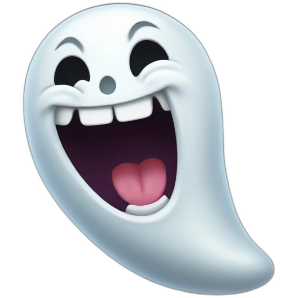 laughing ghost emoji