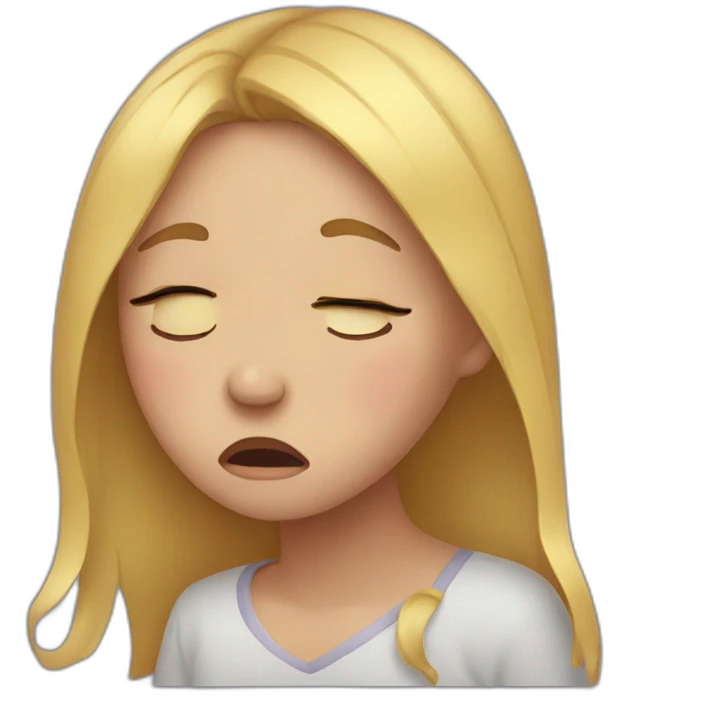Girl crying  emoji