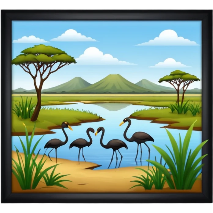 african wetlands emoji