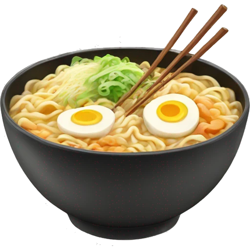 bowl of ramen emoji
