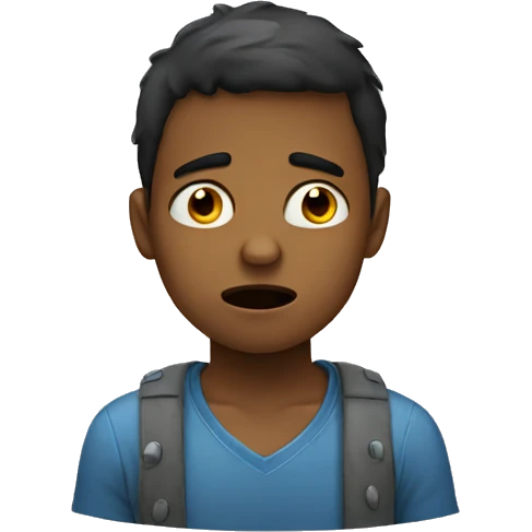 Boy crying emoji