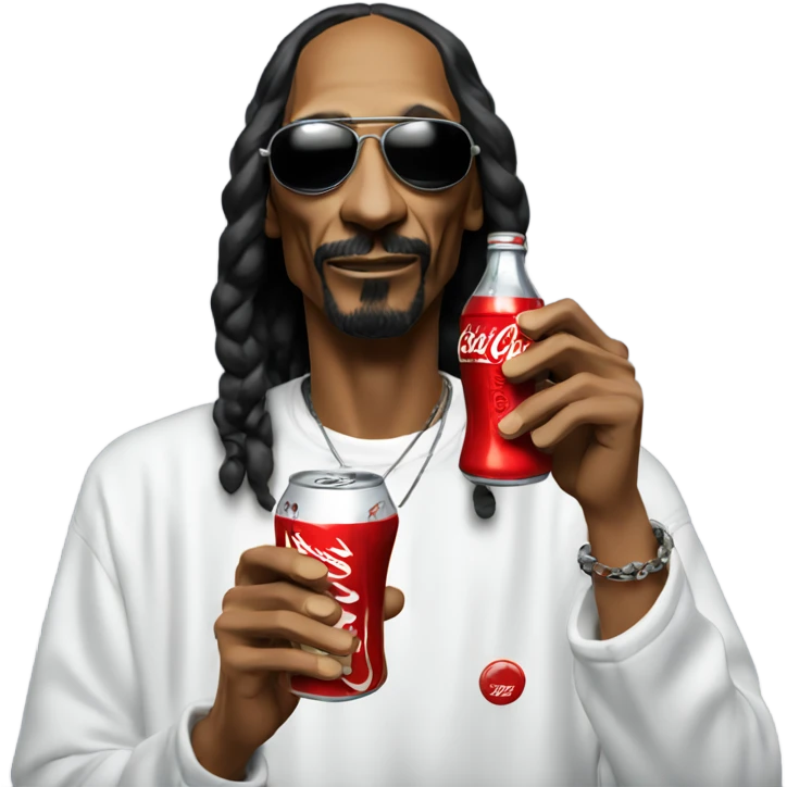 Snoop dogg drinking Coca Cola  emoji
