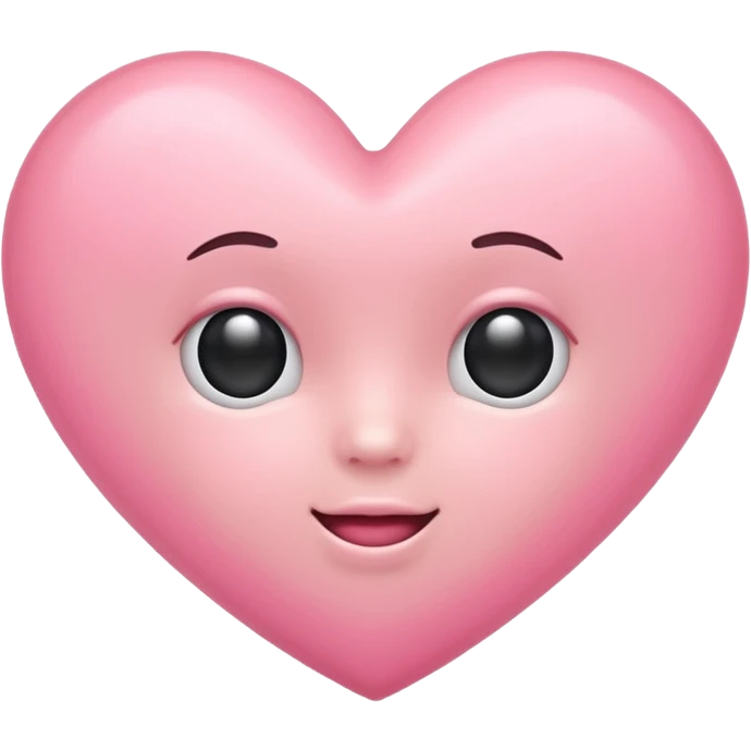 a babypink heart imoji emoji