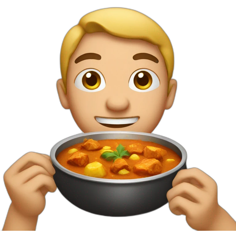 pork curry emoji