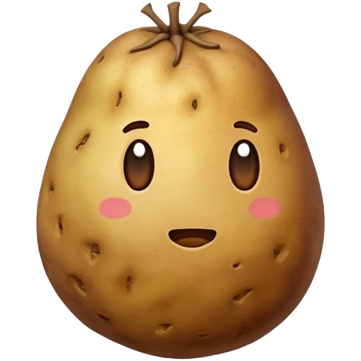brown potato emoji