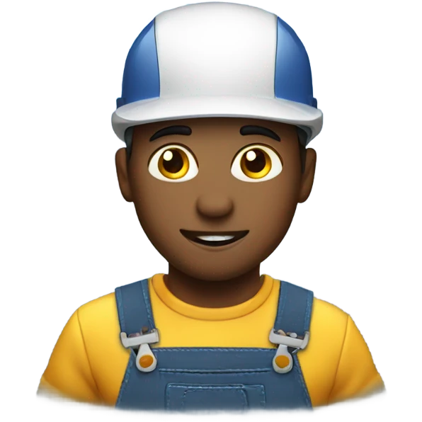 electrician with a lightning emoji