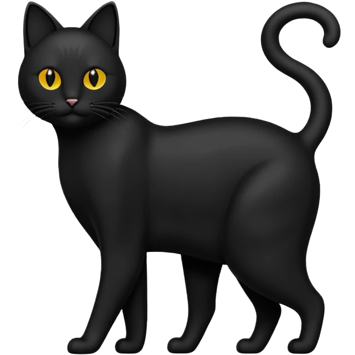 cat silhouette emoji