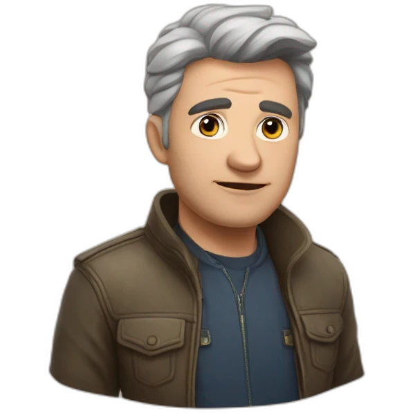 Милый розовый пушистый монстрик emoji