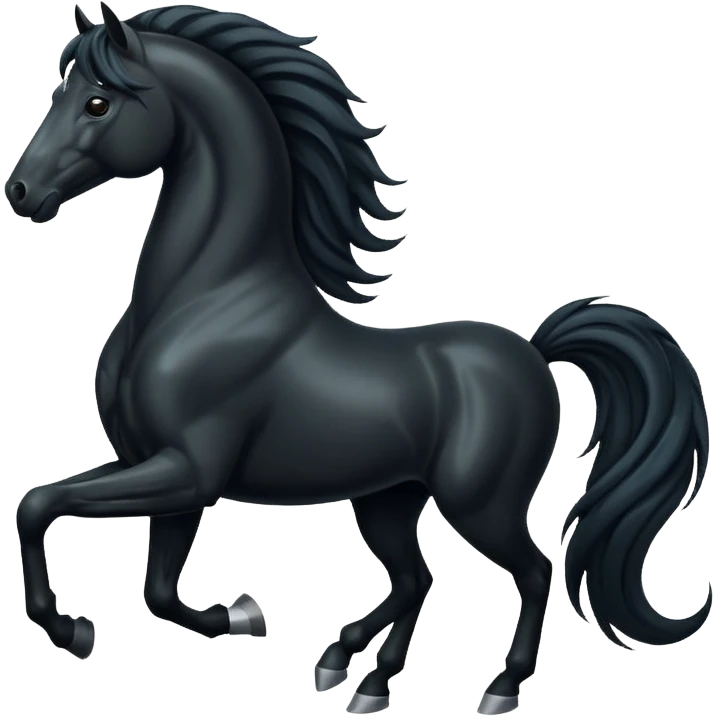 Black horse 🐎 emoji