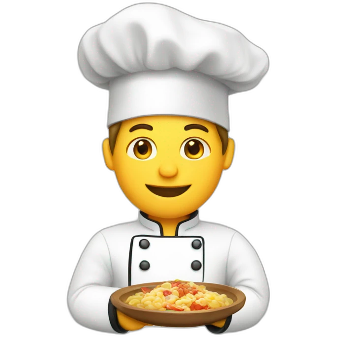 german chef cooking emoji
