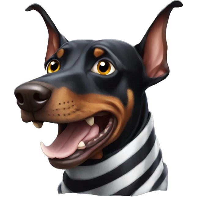 Doberman beetlejuice emoji
