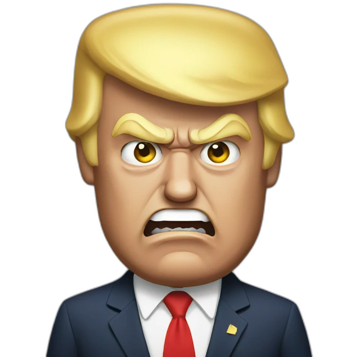 Trump angry emoji