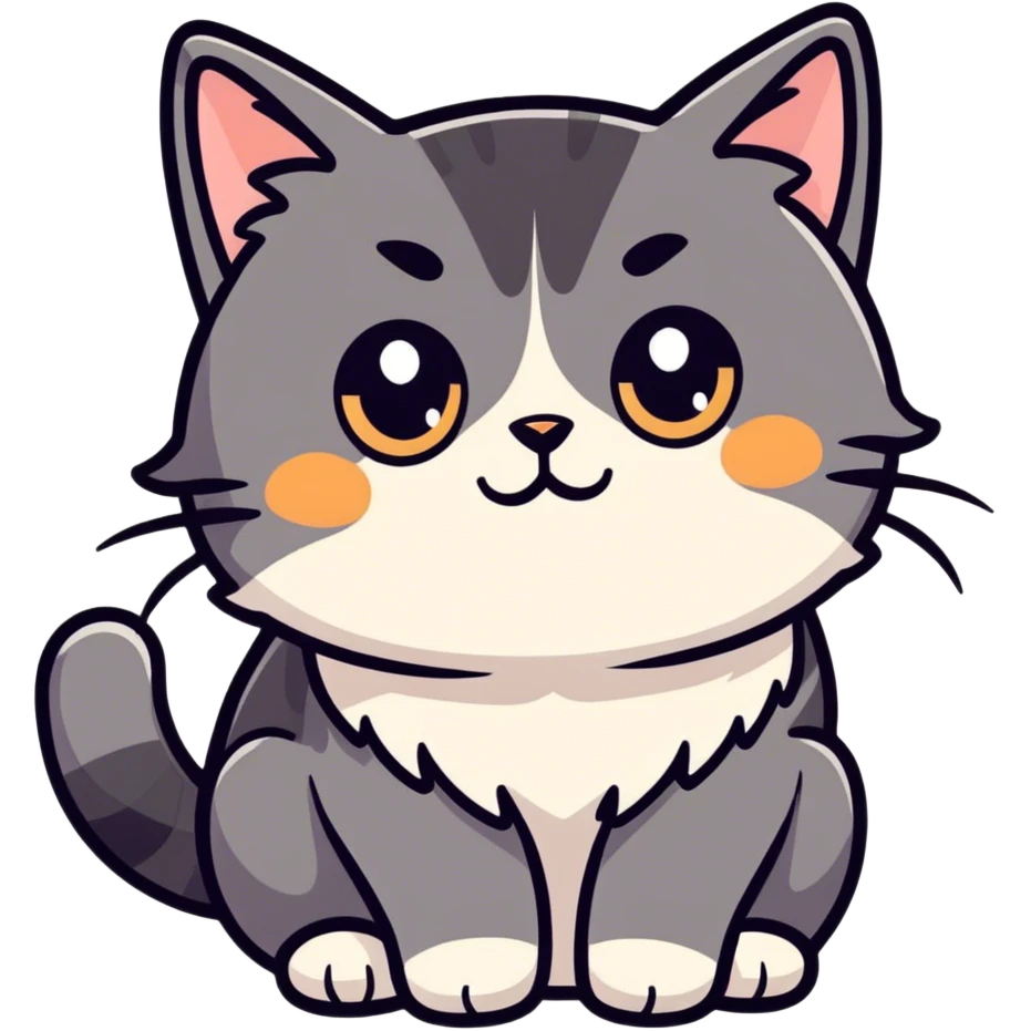 A cat emoji
