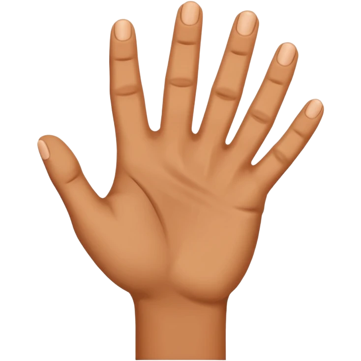 Hand touching at angle emoji
