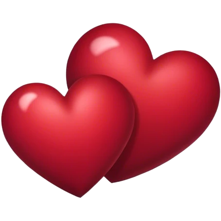 Coeur rouge bordeaux  emoji