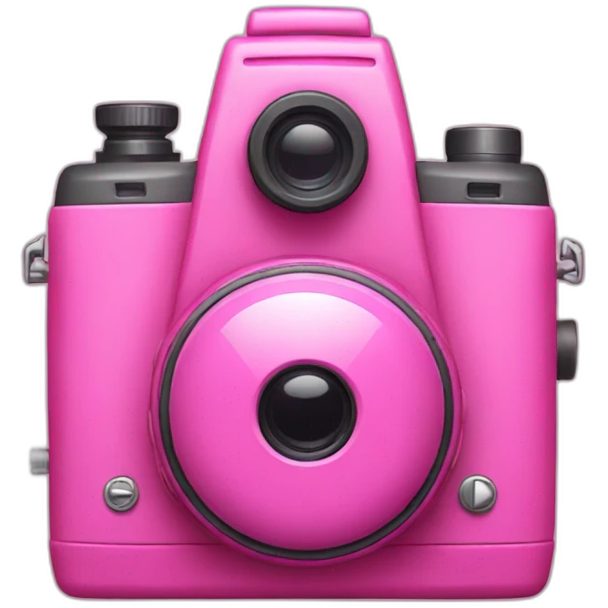 pink camera emoji