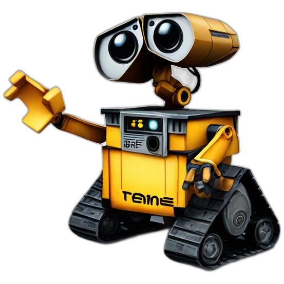 wall-e play music emoji