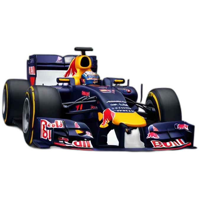 Red bull f1 car emoji