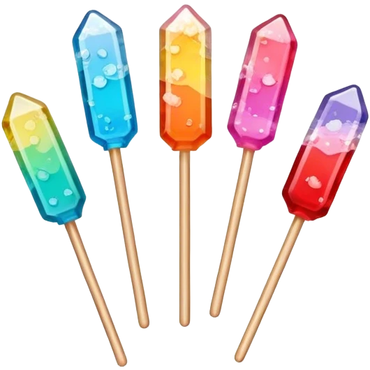 rock candy on a stick emoji