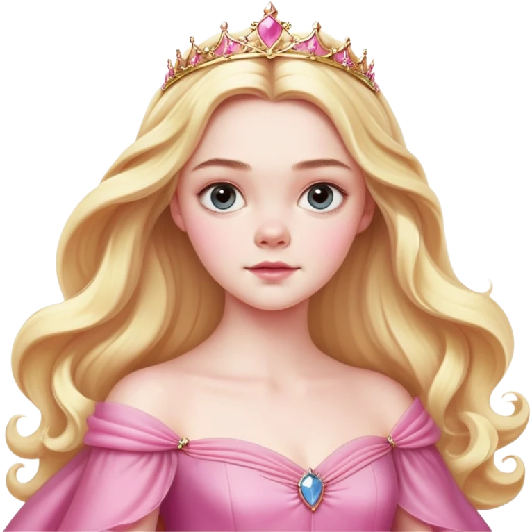 Elle fanning as princess Aurora in Maleficent emoji
