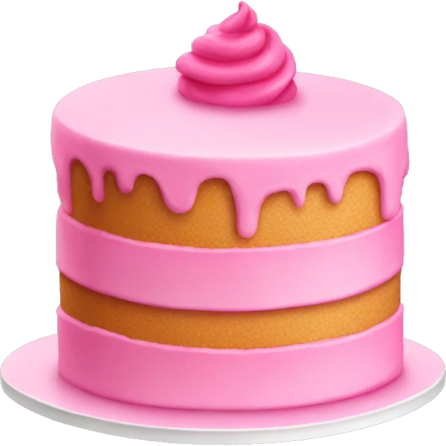 pink cake  emoji