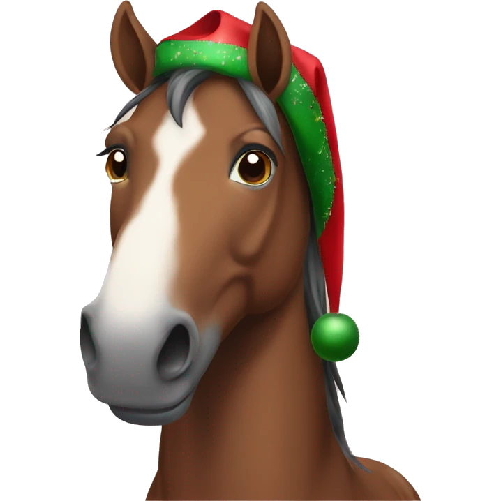christmas horse emoji