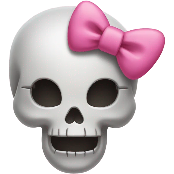 Hello kitty skull emoji