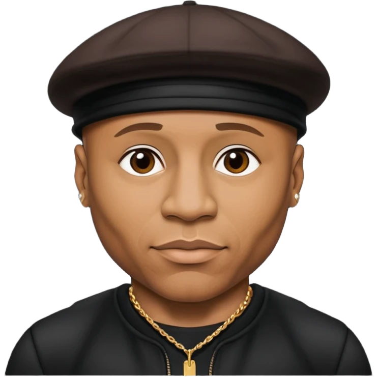 LL Cool J with black outfit emoji