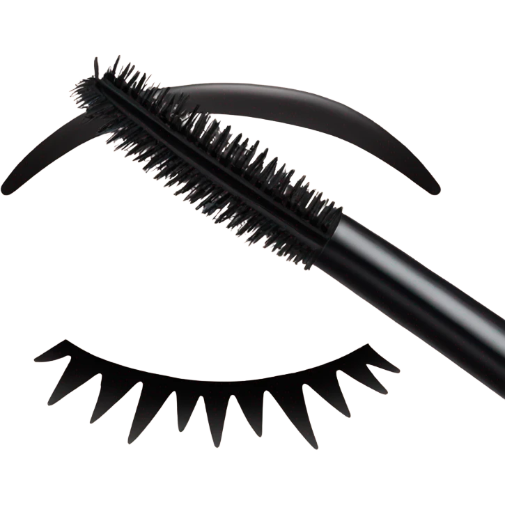 black mascara wand emoji