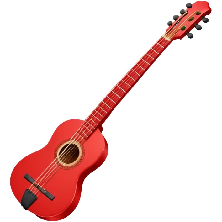 Create a long thin straight red string  emoji