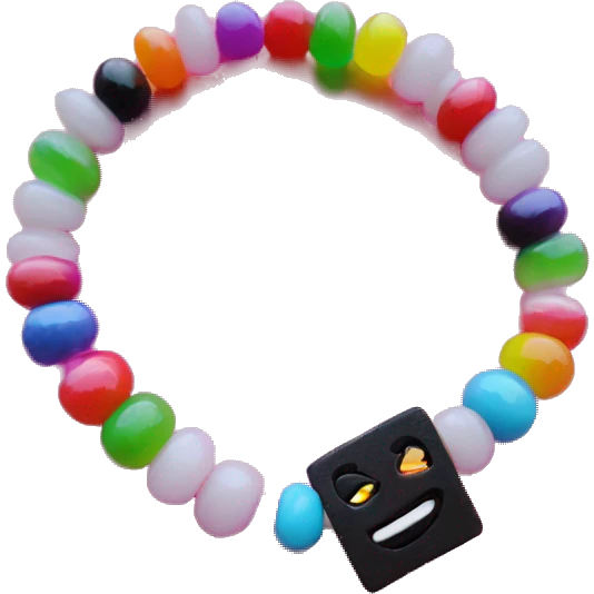 Kandi bracelet emoji