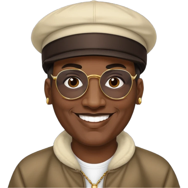 Kool Moe Dee, Rapper (b.1962) with dark brown hair emoji