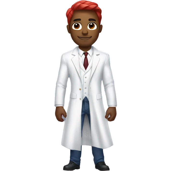 Spider-Man wearing a huge white dress shirt  emoji