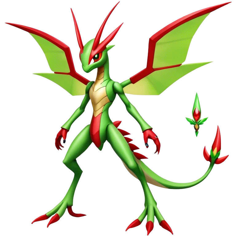  Cool Edgy Shiny Futuristic Ethereal Legendary Scizor-Kartana-Digimon-Schyther-Flygon-hybrid full body emoji