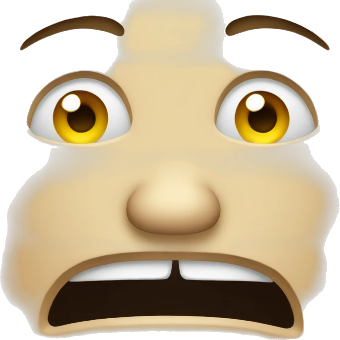 A crying face with smile emoji