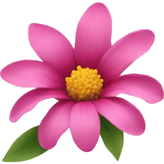 Pink flower emoji