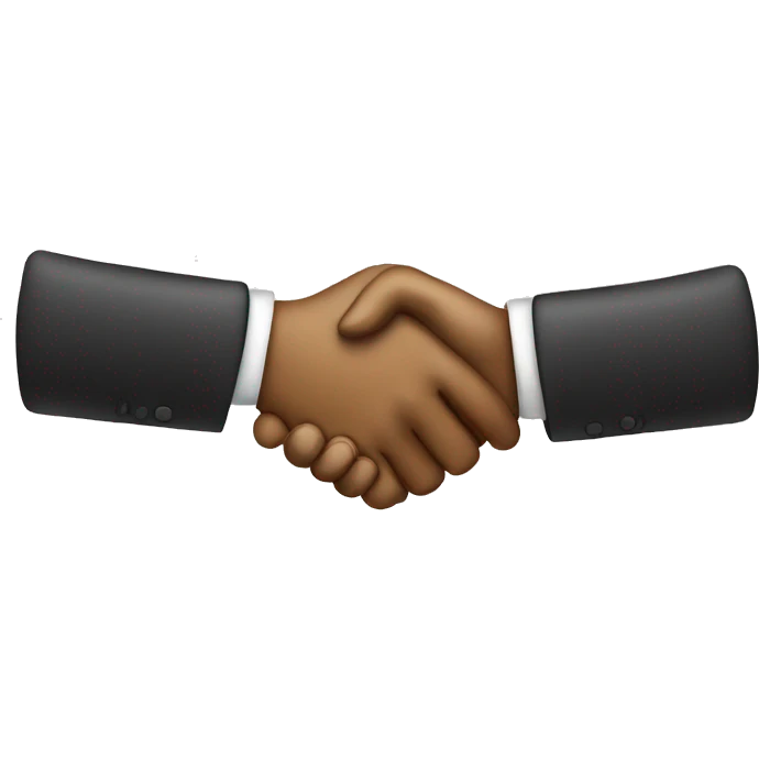 teamwork handshake emoji