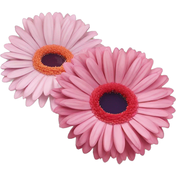 Three gerbera  emoji