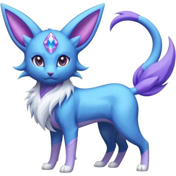 Luxio-Espeon-Suicune-Amaura-fusion emoji