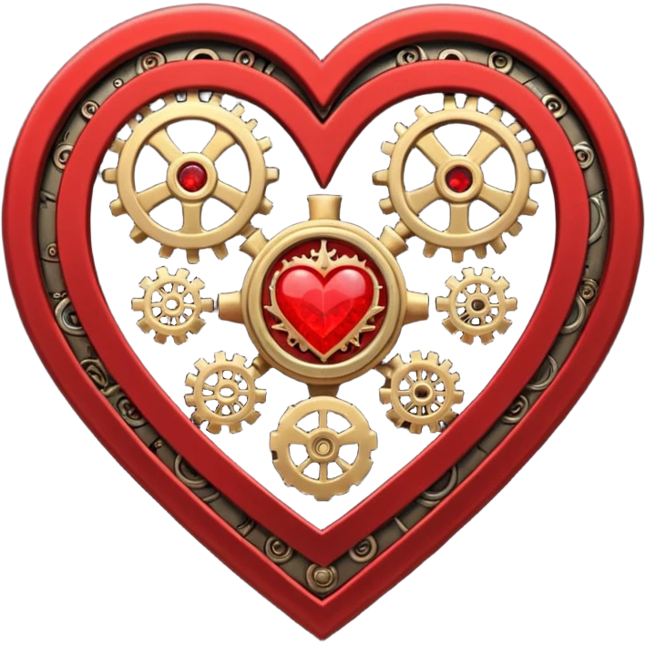 Death Korps Of Krieg Heart Steampunk love heart emoji