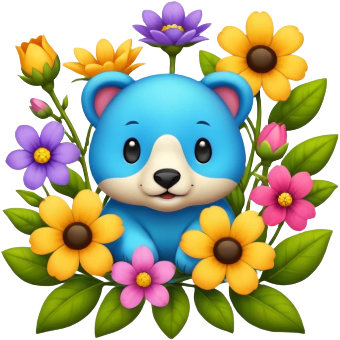 аnimals and flowers emoji