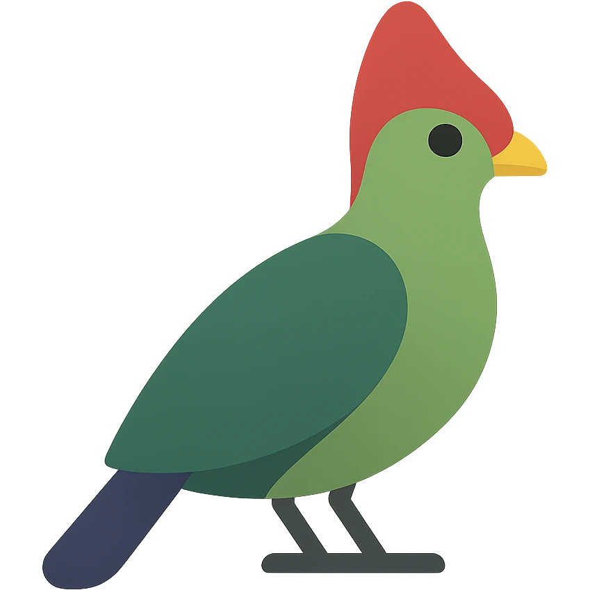 red-crested turaco emoji