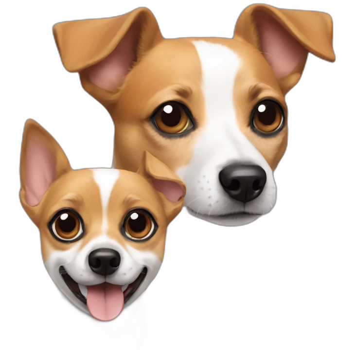 a jack russel and a chihuaua emoji